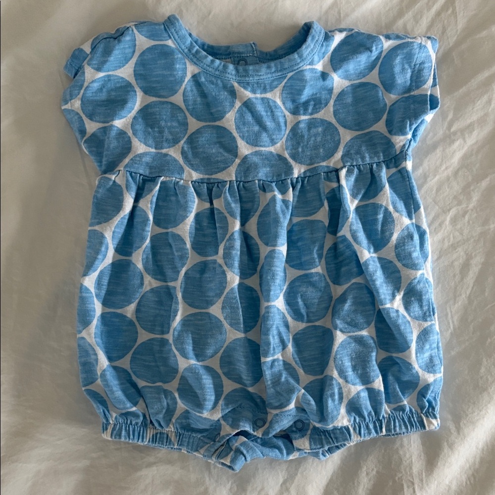 Primary 100% cotton bubble romper